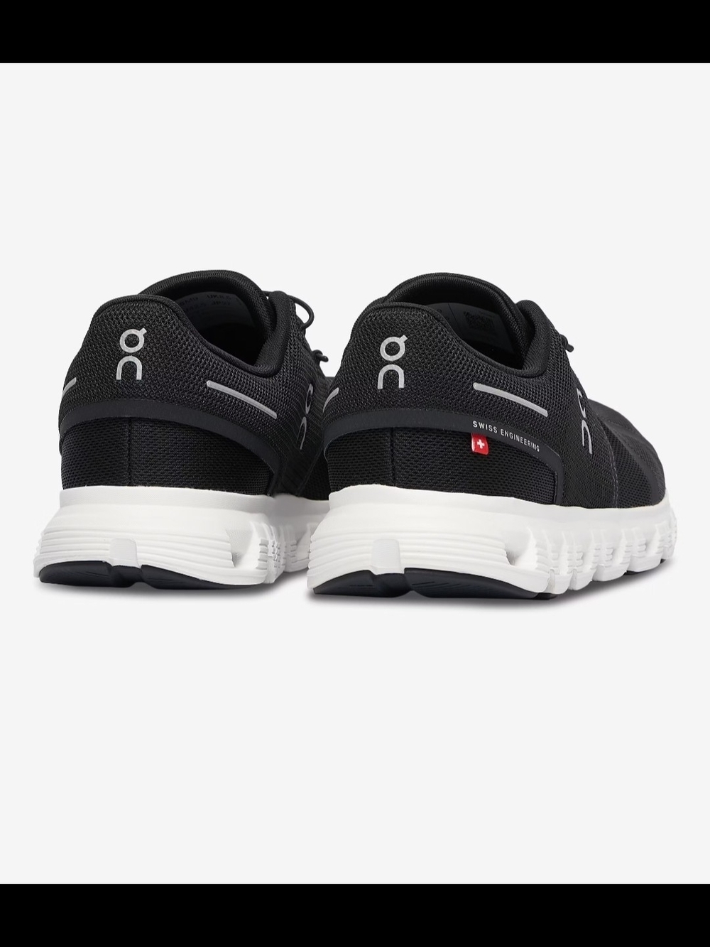 On Cloud 6 Black Athletic Shoe with White Sole  Womens Sz 8 - Picture 7 of 12